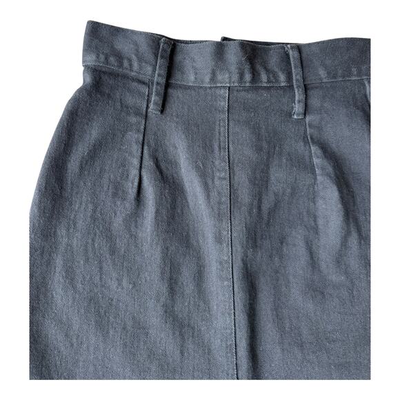 Vintage 80's Kayo of California Black high waisted denim skirt size medoim - Picture 6 of 10
